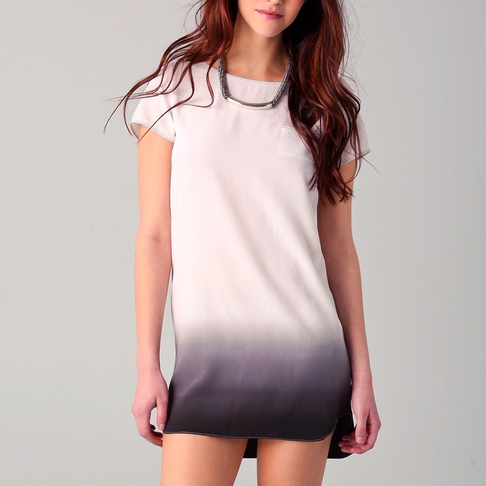 Gryphon Silk Ombré Mini Dress XS